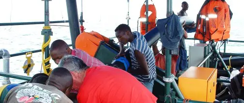 Repairs on the Kivu Pilot Project
