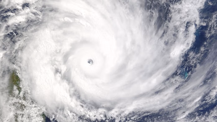 Cyclone Geralda in Mozambique caused torrential rain as it hit Madagascar in 1994
