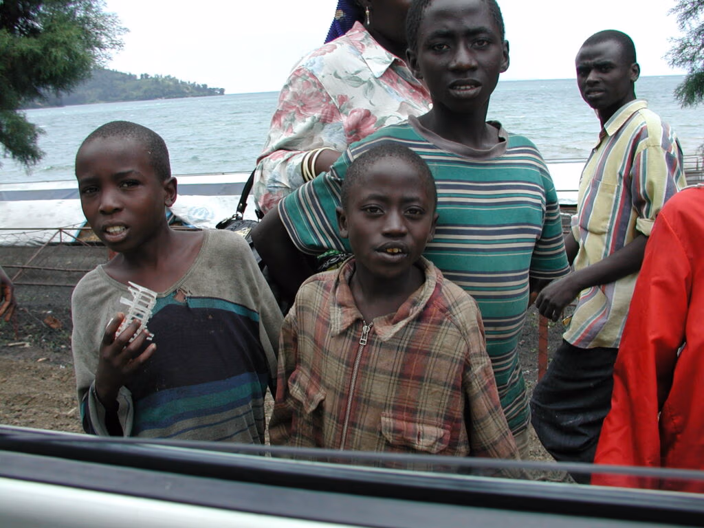 Children Living Near Lake Kivu