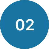 Blue circle with number 02